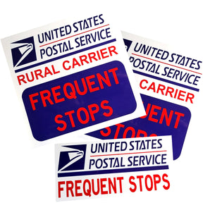 SAFEDRIVE Mail Carrier Magnetic Sign
